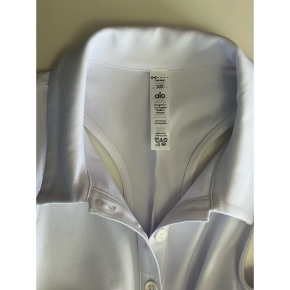 NWOT ALO Yoga Charmed Tennis Dress white - Picture 10 of 14